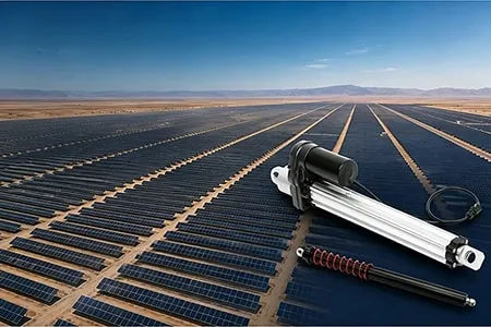 Proyecto de actuador lineal para seguimiento solar en Samarcanda, Uzbekistán